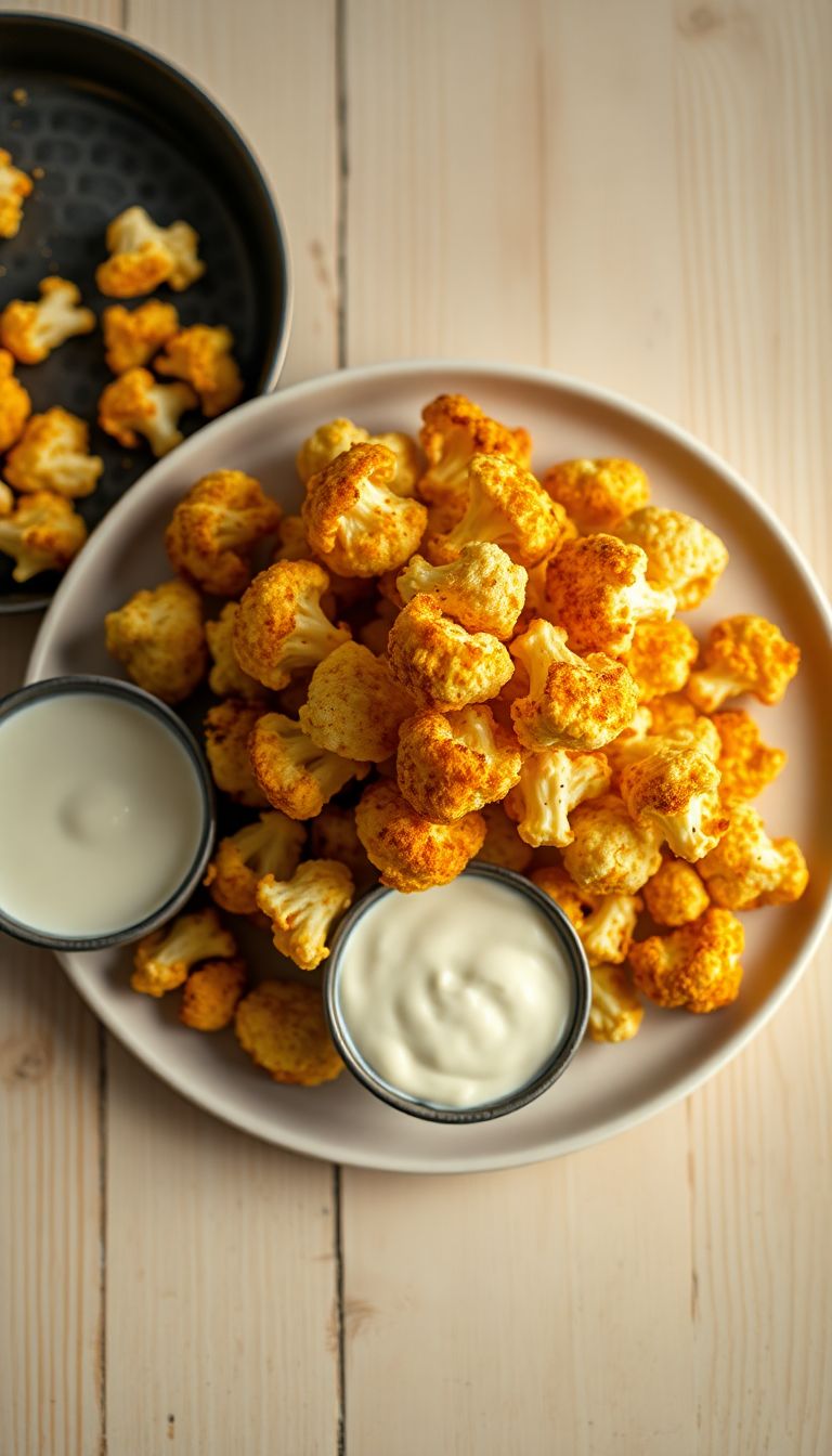 Tek Tavada Karnabahar Popcorn: Çıtır Atıştırmalık